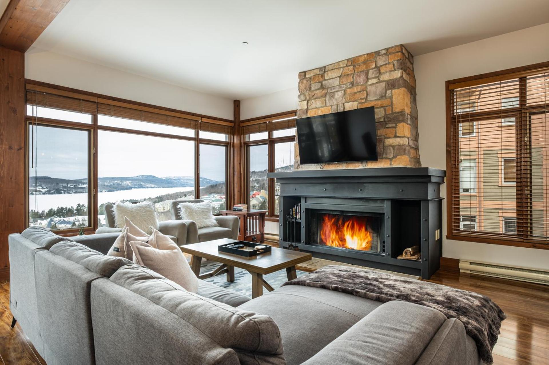 Tremblant Prestige - Altitude 170-5 Apartment Mont-Tremblant Bagian luar foto